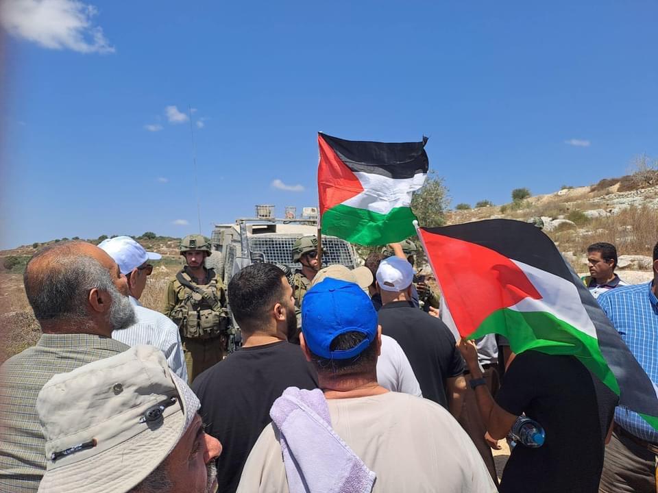 الاحتلال يقمع فعالية ضد الاستيطان على أراضي "أبو لوقا" شرق طولكرم (وفا)